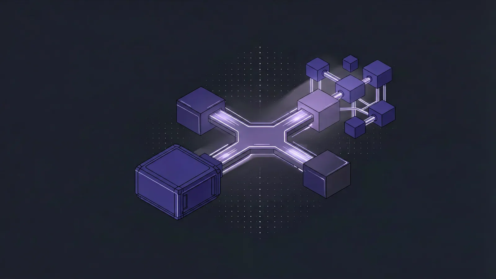 A speech signal branches into a local device module and a remote cloud module, each surrounded by a different boundary